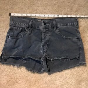 Brandy Melville grey denim shorts